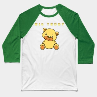 Big Teddy Yellow Baseball T-Shirt